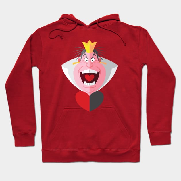 Queen of Hearts Hoodie by AJIllustrates